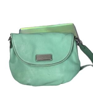 Marc by Marc Jacobs Pebble Leather Natasha Style Mint Green Crossbody Bag